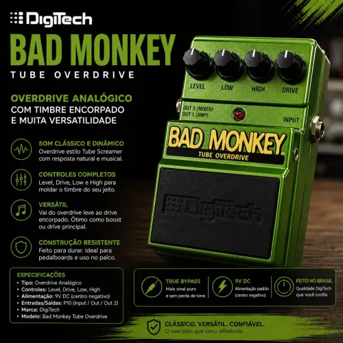 Pedal digitech bad monkey