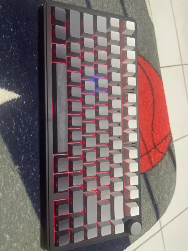 ATTACK SHARK X85 teclado mecânico Rgb para jogos sem fio 75% cor de teclado