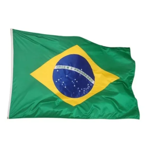 Bandeira do brasil 100% poliéster nova medindo 1.50x 0.90