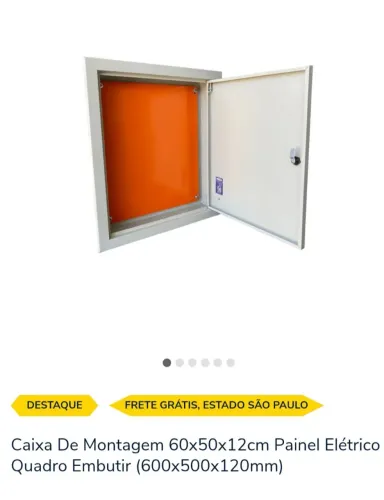 Caixa de quandro de comando 