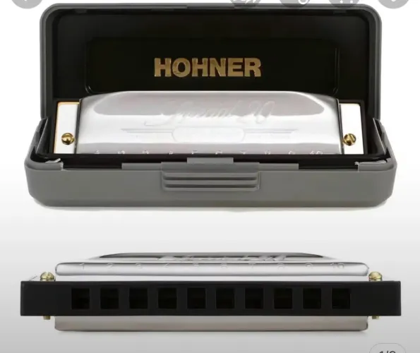 Gaita de boca (sopro) HOHNER diatônica em Dó (C)