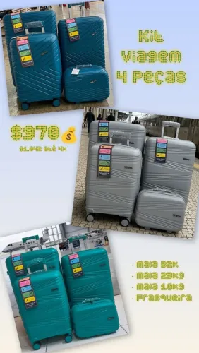 Kit Viagem 4 Peças