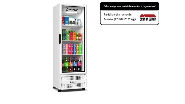 Refrigerador 455L Expositor de Bebidas Visa Cooler Bivolt