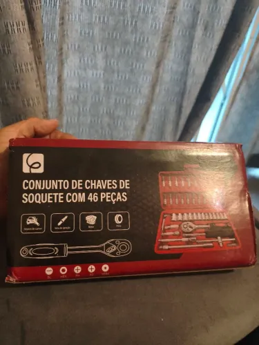 Conjunto chaves 46 peças 