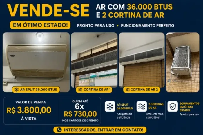 AR CONDICIONADO 36 BTUS