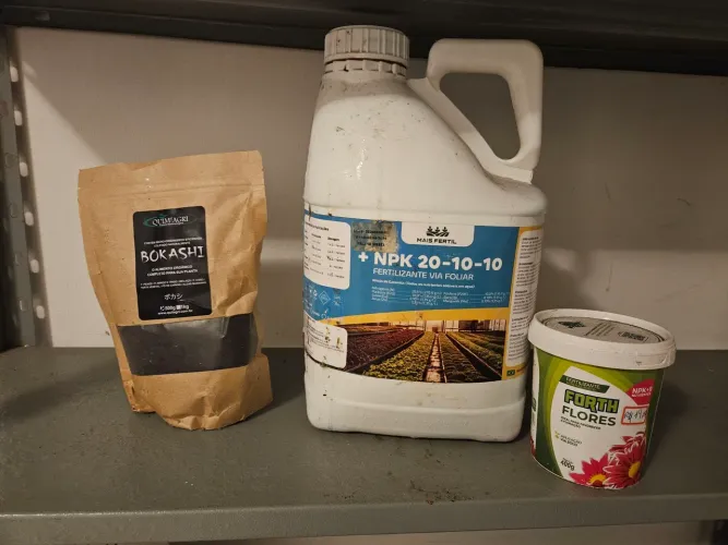 ADUBOS NPK 20-10-10 FOLIAR 5L BOKASHI E OUTROSHI,