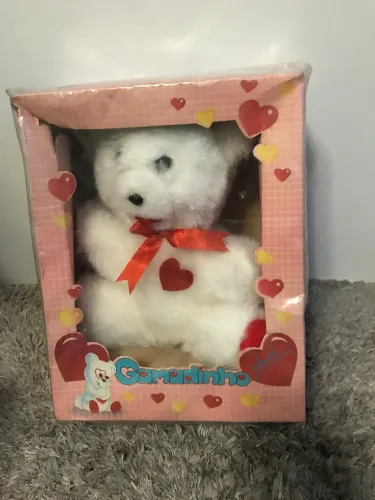 Ursinho de Pelúcia Gamadinho NOVO anos 80