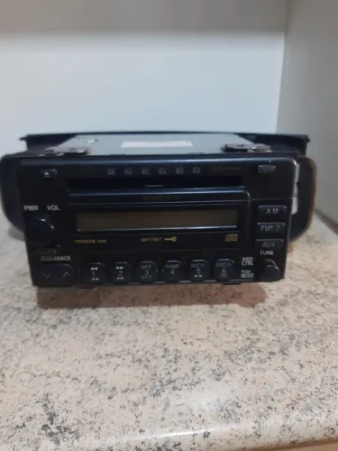 Rádio automotivo com moldura Corolla seg 2007