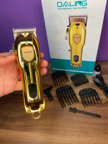 MÁQUINA DE CORTAR CABELO PROFISSIONAL SEM FIO DALING - DL-1538