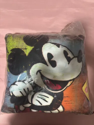 Almofada Oficial Fibra Veludo Mickey Mouse Decoração Geek - Zona Criativa