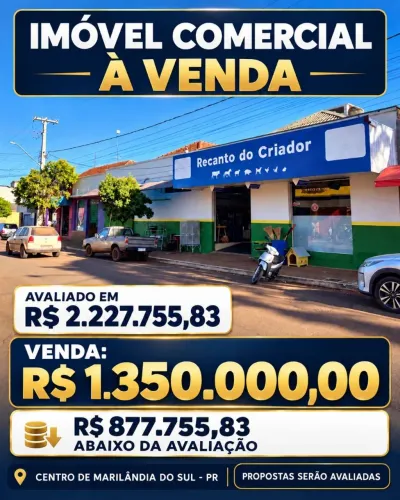 Imóvel Comercial no centro de Marilândia do Sul