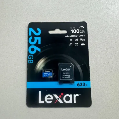 Cartão de memória 256gb - Lexar - 633x Novo Lacrado