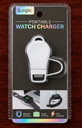 Carregador Portátil iLogic para Apple Watch- Novo - Praticidade e Rapidez 