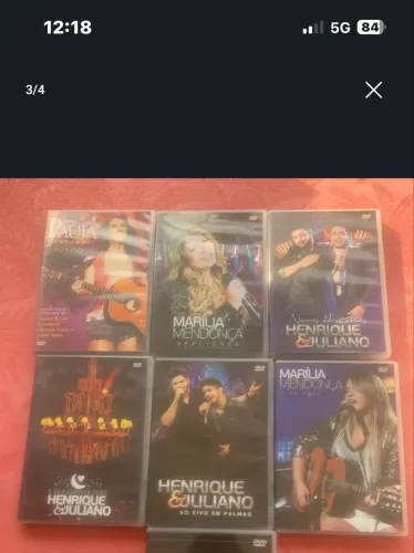 DVD Vídeo 2 da Marilía 1 Henrique Juliano O Céu Explica Tudo.