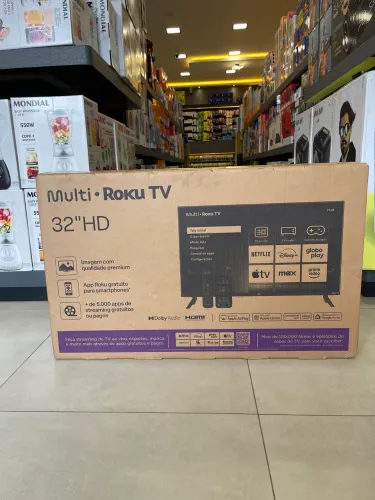 TELEVISÃO MULT ROKU 32 POLEGADAS SMART ?