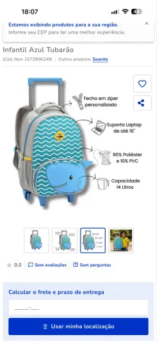 Bolsa Escolar Infantil