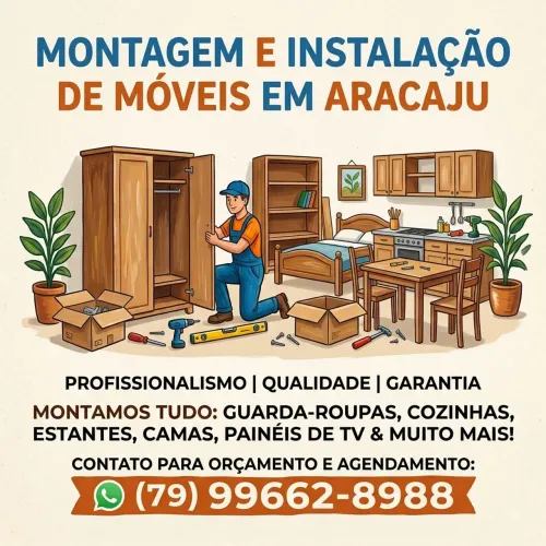 Montador de móveis - montagem/desmontagem 