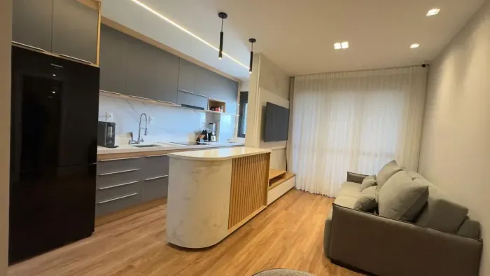 ALUGO APARTAMENTO STUDIO 52m2 - MOBILIADO - URBANIT - Região do Jardim das Américas - Cuia