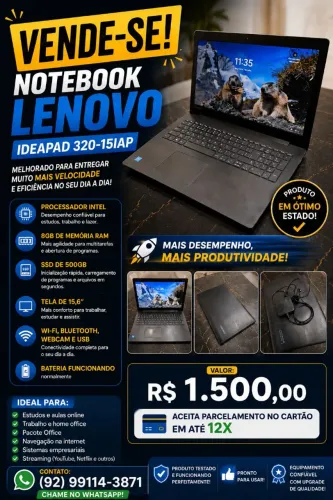 Vende-se Notebook Lenovo