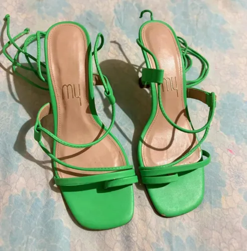 Sandália Salto Alto My Shoes