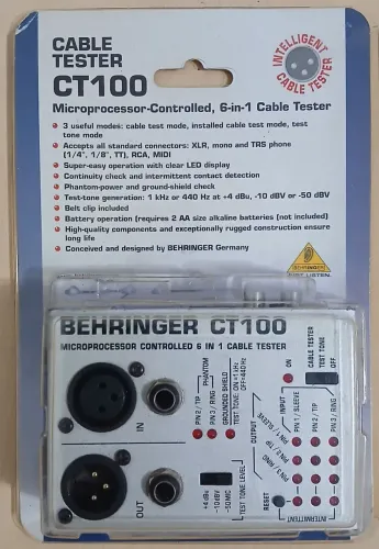Testador de Cabos Behringer CT100