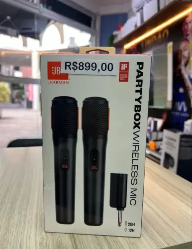 MICROFONE ORIGINAL JBL PARTYBOX WIRELESS/ LOJA FISICA 
