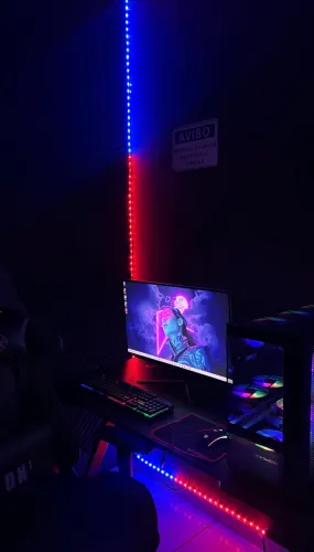 SETUP PC GAMER COMPLETO COM MESA GAMER | 10 MESES DE USO | NA GARANTIA | Ryzen 5 5600GT