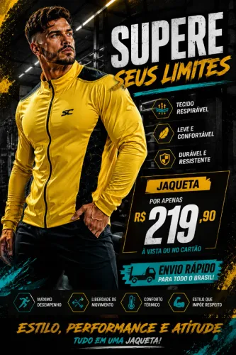 jaqueta fitness unissex para ciclismo ultima unidade tam g