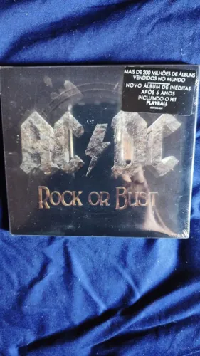 cd ac/dc rock or bust (novo e lacrado!)
