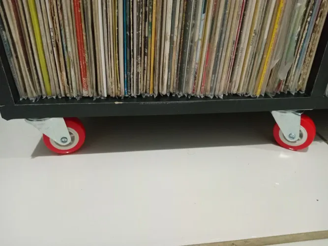 Rack para discos de vinil