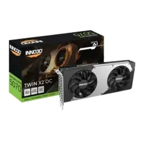 PLACA DE VÍDEO INNO3D GEFORCE RTX 5070 TWIN X2 OC