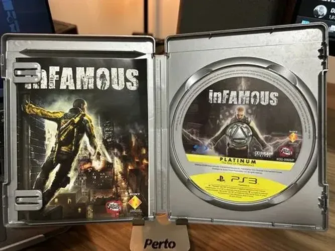 Infamous Platinum Edition PS3. Jogo Infamous Edição Limitada Europeia Playstation 3