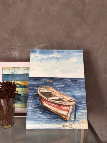 Quadro decorativo pintura aquarela