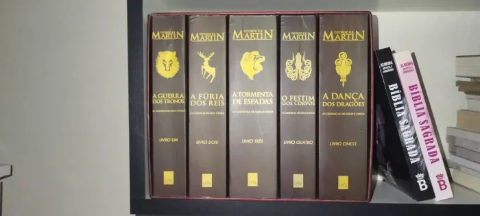 Livro box game of thrones