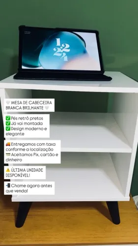 Mesa de cabeceira 79 reais já montada