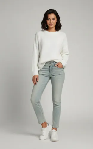 Calça Jeans Feminina Disritmia DTA Azul Claro