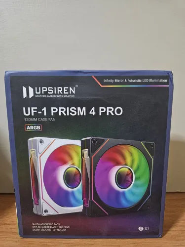 Fan Upsiren UF-1 Prism 4 Pro 120mm ARGB Novo PC Gamer
