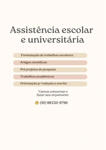 Assistência escolar e universitária 