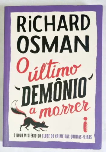 Livro O Último Demônio a Morrer Richard Osman Clube do Crime