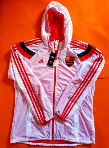 JAQUETA HINO FLAMENGO 2014 BRANCA OFICIAL 