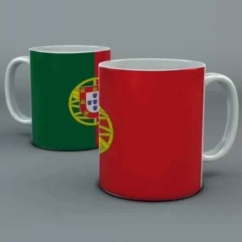 Caneca Portugal Copa 2026 Personalizada