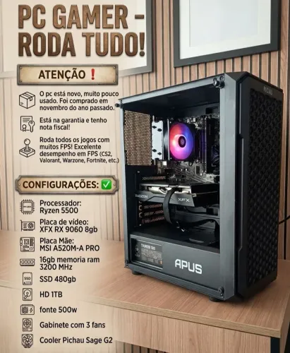 PC GAMER | Ryzen 5 | 16gb RAM | RX 9060 8gb