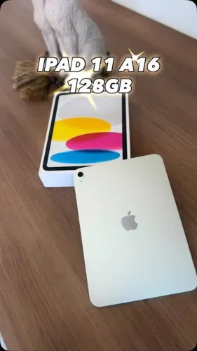 iPad 11 Novo A16 128Gb Silver + Capa + Caneta