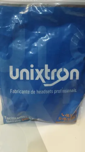 Headset Unixtron HD1513 Biauricular USB - NOVO