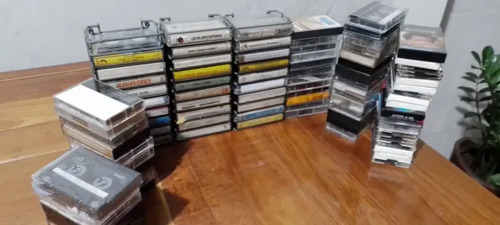 Fitas cassete são todos gravadas 90 Fitas