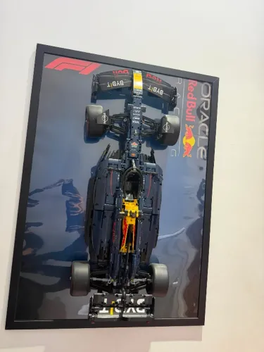 CARROS de F1 já montado com quadro expositor