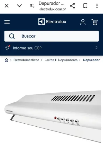 Depurador eletrolux