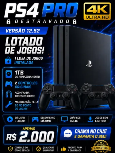Ps4 pro desbloqueado 12.52