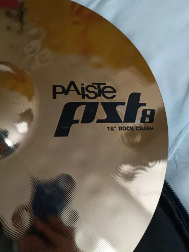 Prato Paiste pst8 rock crash 16"  top de linha NOVO COM BAG 