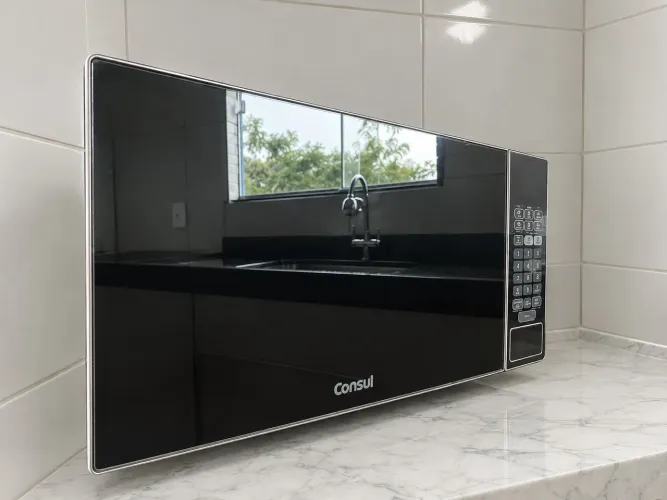 Microondas Espelhado 30L C/Grill Consul